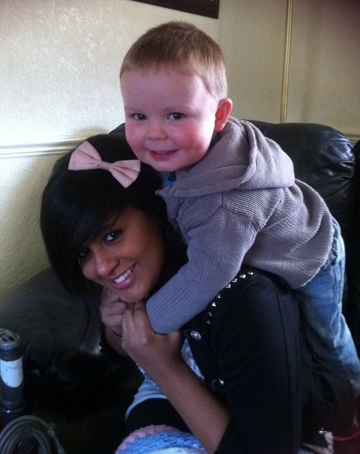 Ashley with Damien