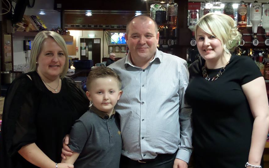 Tracy Sutherland with husband Gary Wood.