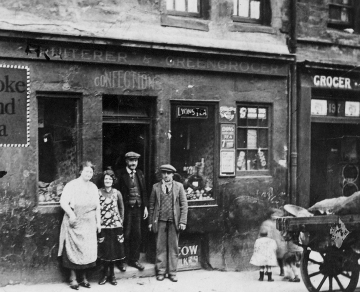 Julio's shop in the High Street, Edinburgh