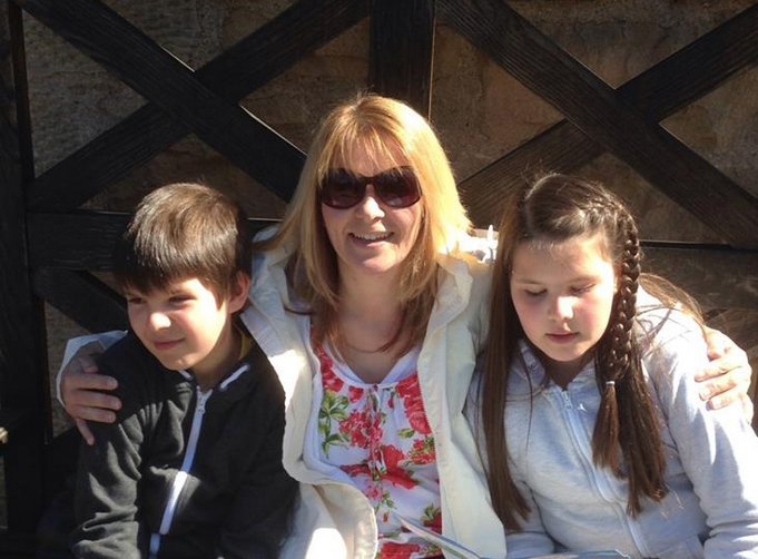 daughter Michelle and her children