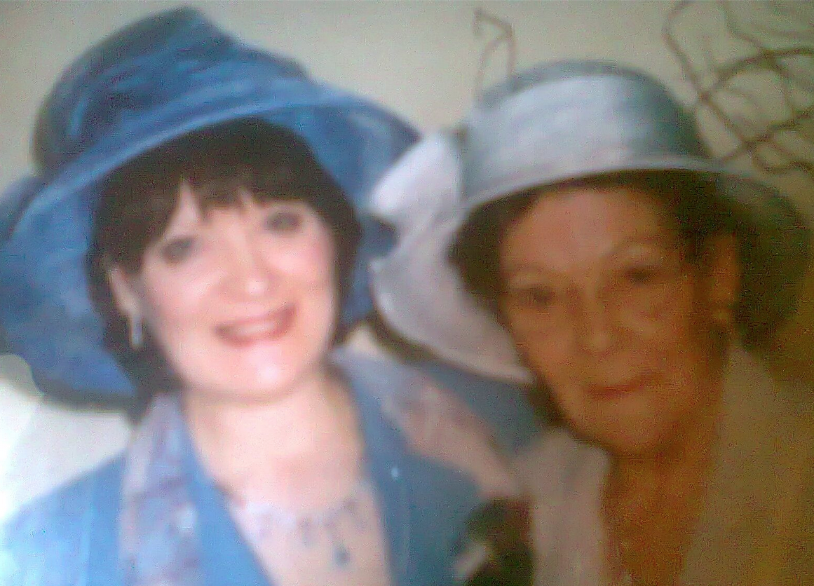 Priscilla with her mum Palma